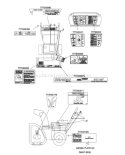 Page B Diagram and Parts List for 31AH553G401 2000 Yard Man Snow Blower